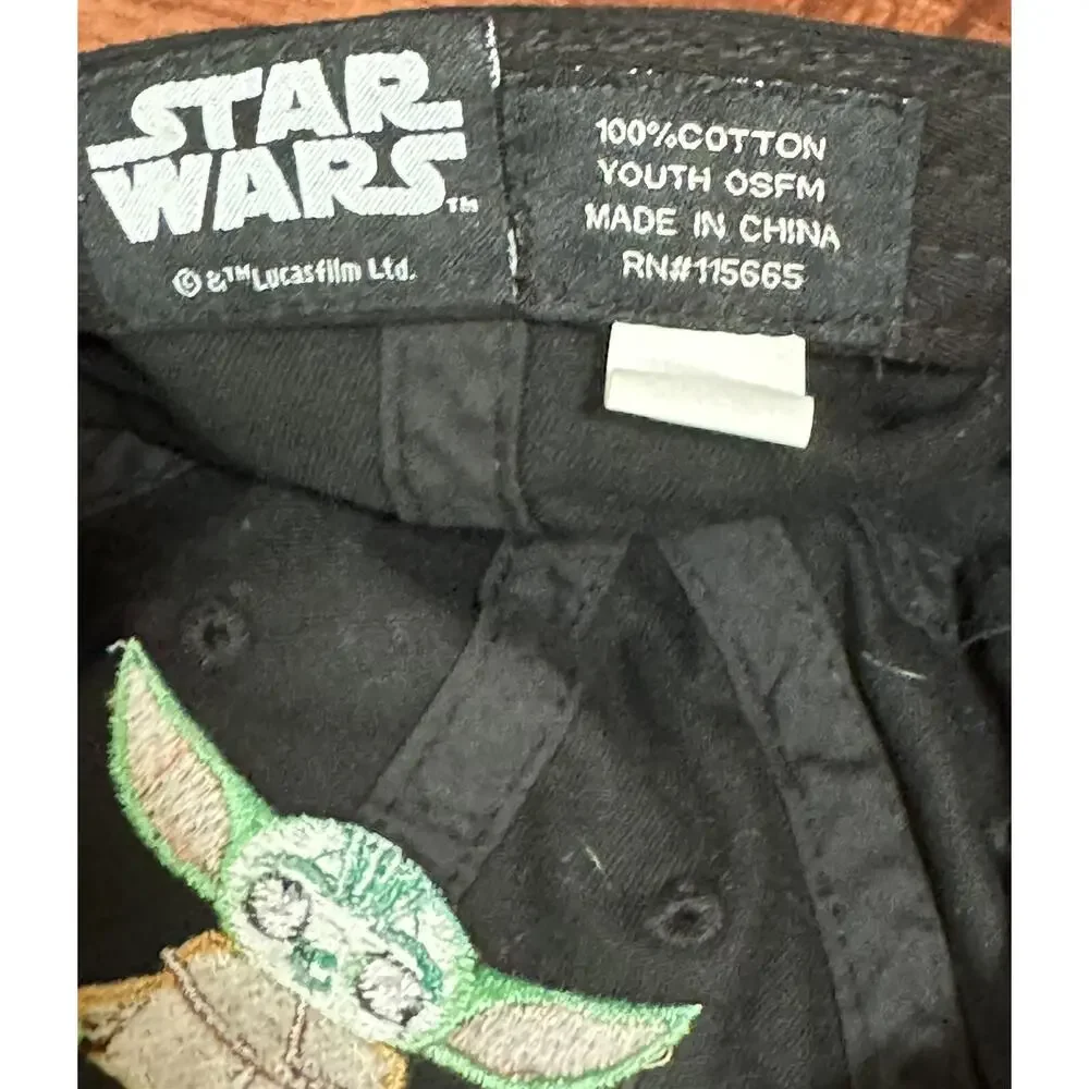 Star Wars Baby Yoda Grogu Hat Adjustable Baseball Cap Youth Sized